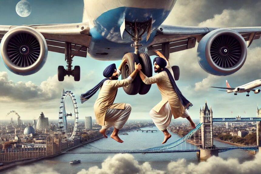 ਦਿੱਲੀ ਤੋਂ UK ਤੱਕ ਜਹਾਜ਼ ਦੇ ਟਾਇਰ ‘ਚ ਲੁਕ ਕੇ ਪਹੁੰਚੇ ਦੋ ਪੰਜਾਬੀ ਭਰਾ